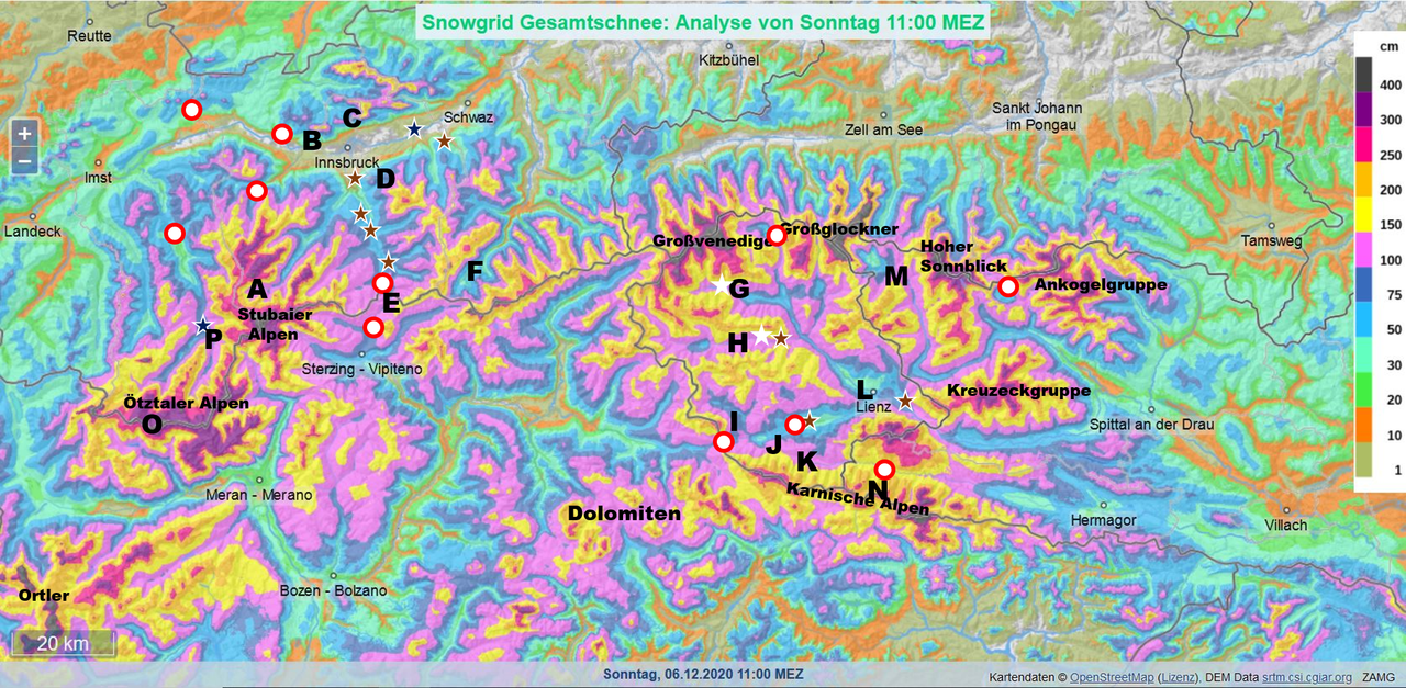 Thema: Nachtrag Starkschneefall in den Südostalpen 4. bis 7.Dezember 2020 |  Wetterturnier