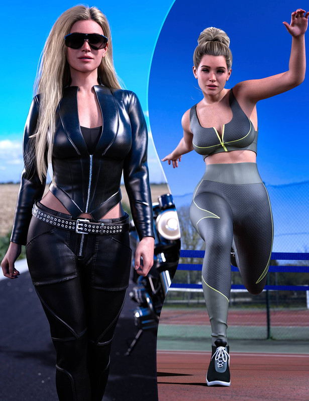 Z Ultimate Walking and Running Mega Set for Genesis 8 Female and Genesis 9