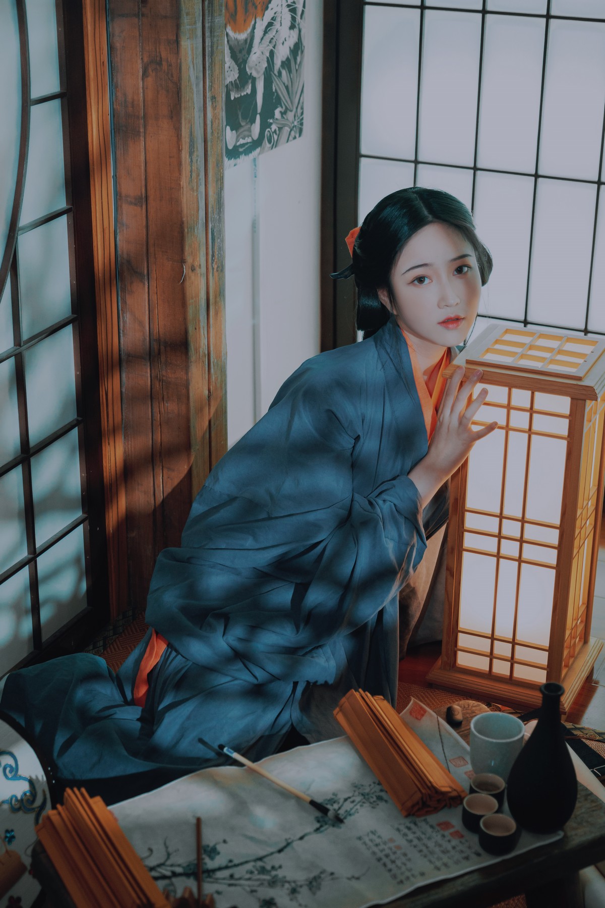 年年nnian 汉宫春月古风写真 宫廷风唯美图集插图5