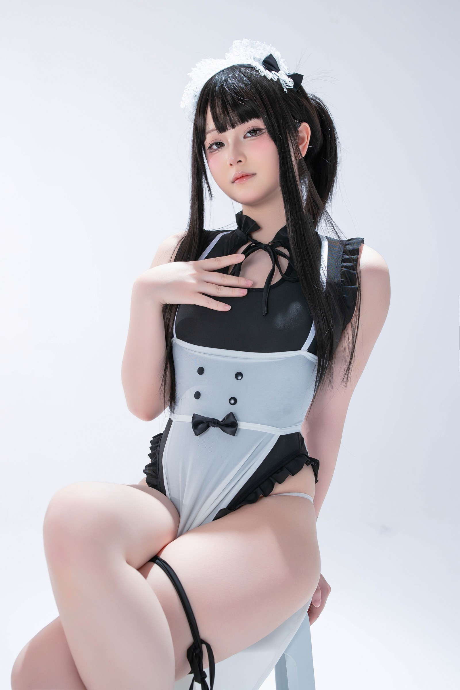 屿鱼 Yuyu 拉伸教学 写真参考图集｜动作姿势素材（48P｜173MB）插图1