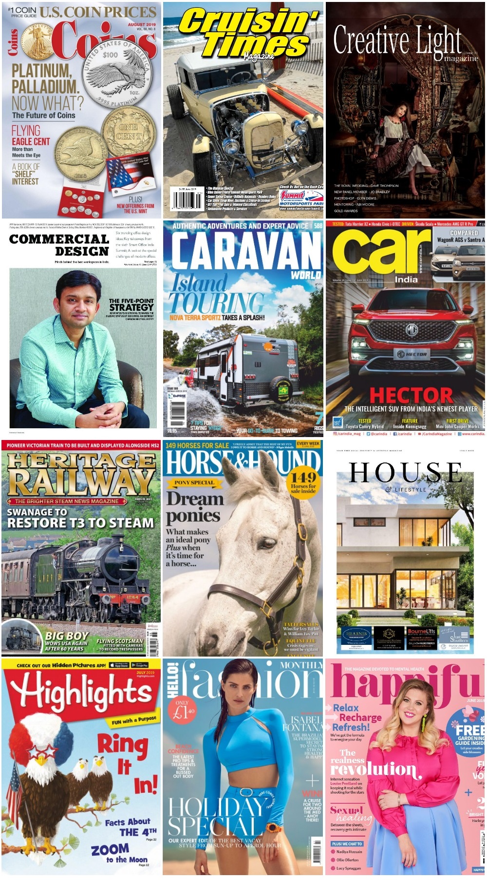 50 Assorted Magazines - June 16 2019