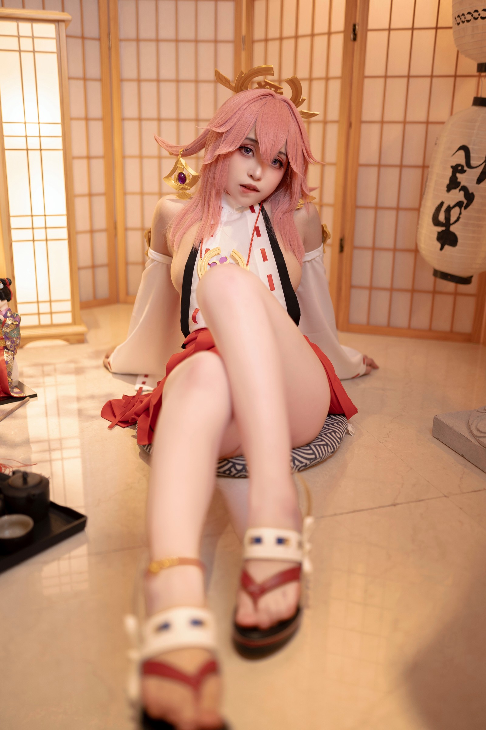 Bangni邦尼 – 八重神子 Cosplay 高清写真集（99P-782MB）原神主题插图7