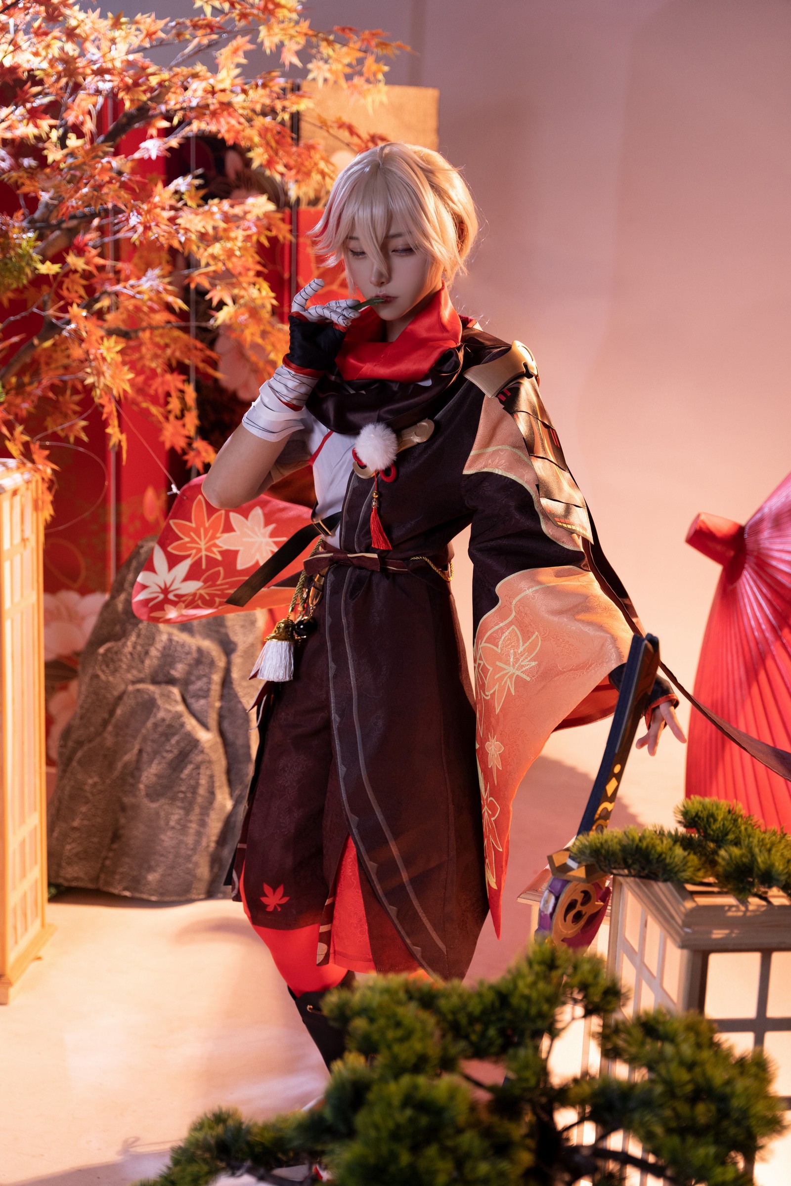 Seya-狮砸 – 原神 枫原万叶 Cosplay 高清写真（9P-88MB）插图7