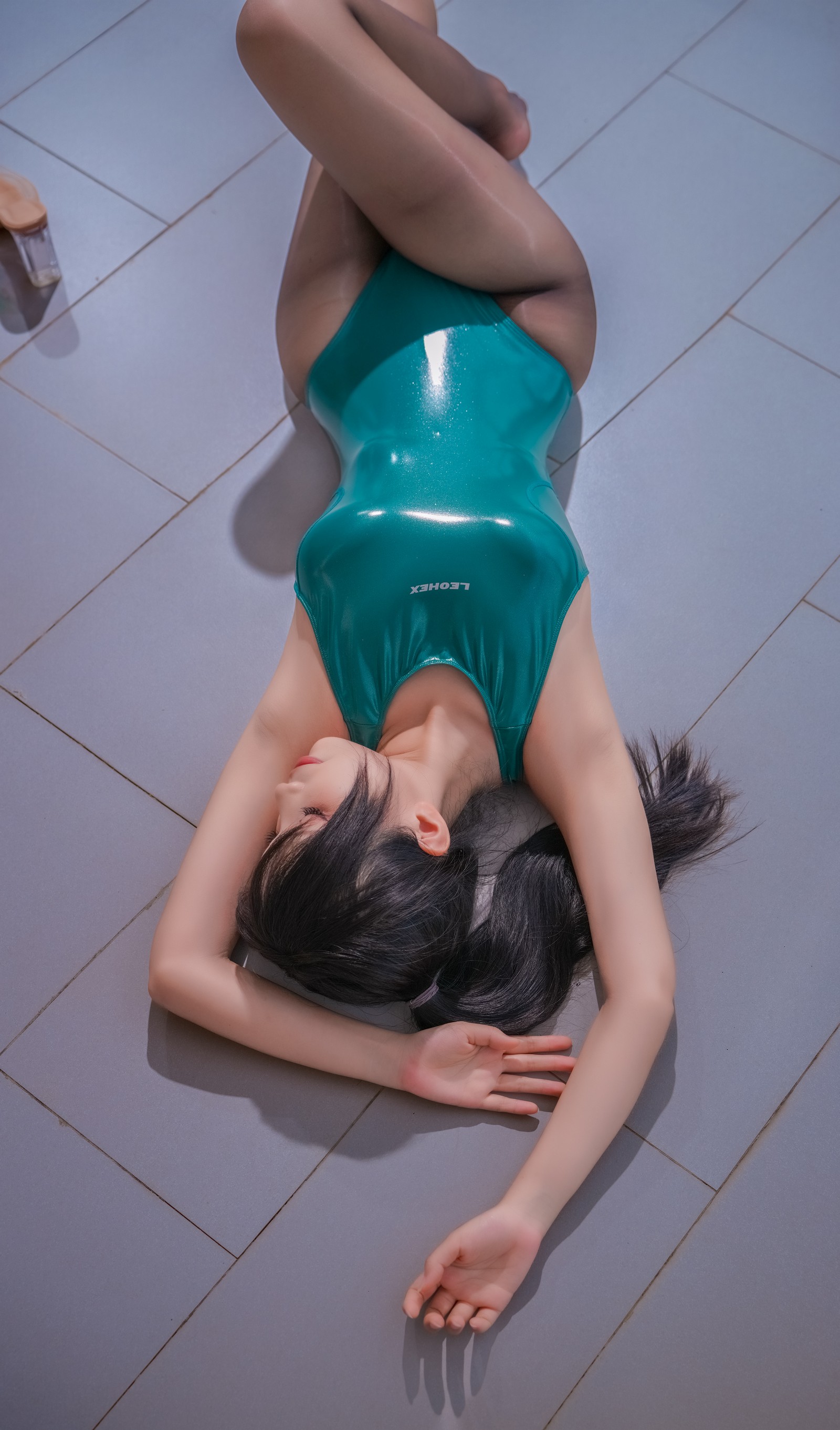 Neko-薇薇 夏日绿色竞泳 Cosplay 高清写真合集（45P｜186MB）插图