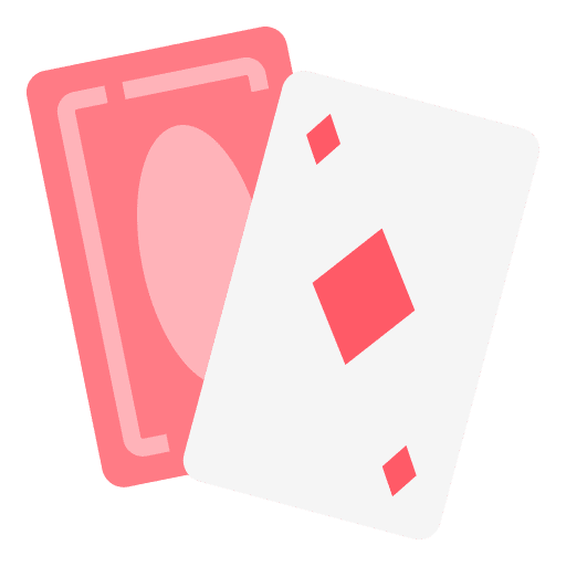 poker diamond pink
