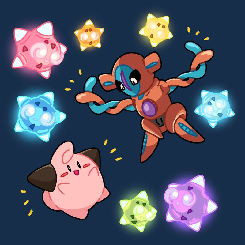 deoxys-cleffa-and-minior-pokemon-drawn-b