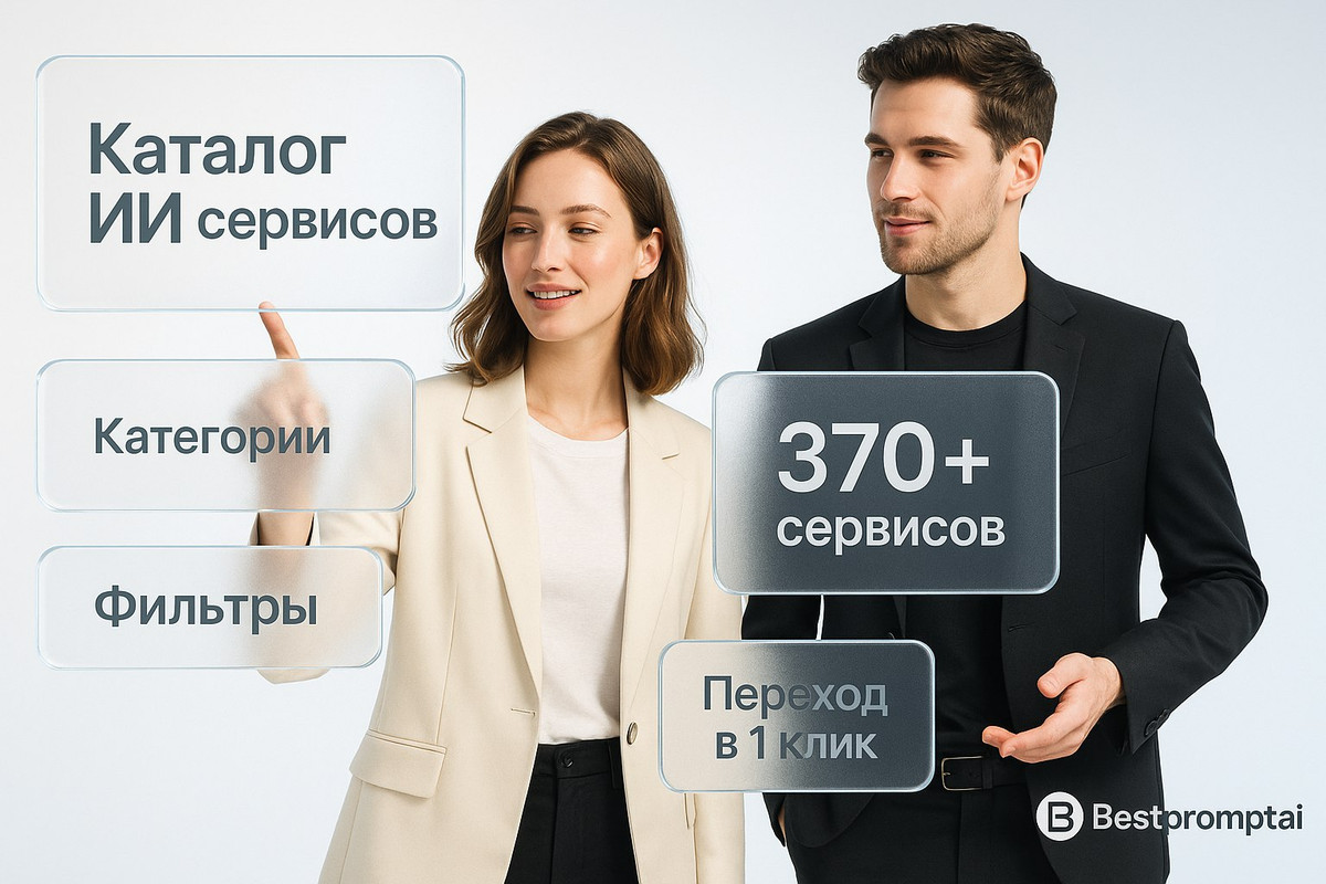 Каталог ИИ сервисов: ваш навигатор по инструментам искусственного интеллекта