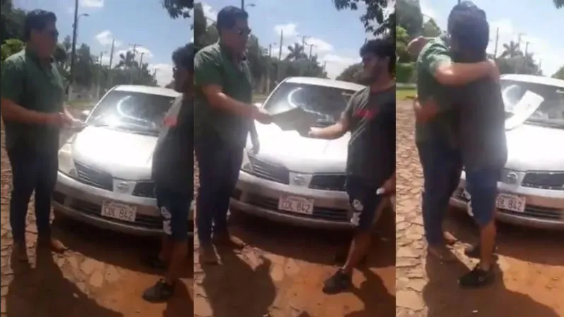Padre rifa su carro para pagar operación de su hija, ganador se lo devuelve