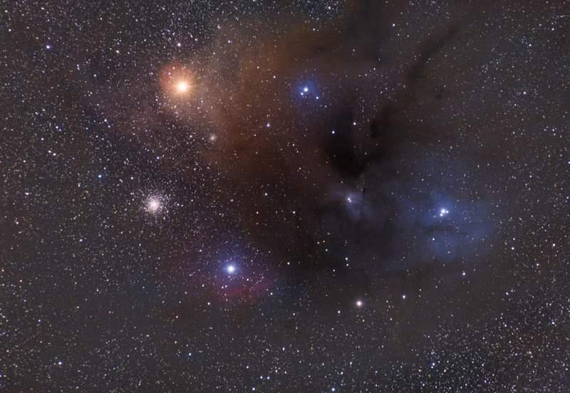 zona de la paleta del cielo 81 tomas de 3' teleobjetivo 150mm