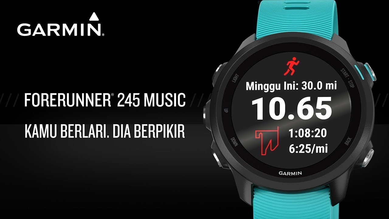 jual jam Garmin Forerunner 245 Music Aqua review harga spesifikasi