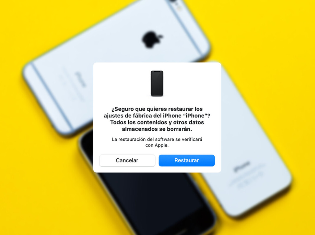 ¿Cómo reiniciar un iPhone de fábrica?