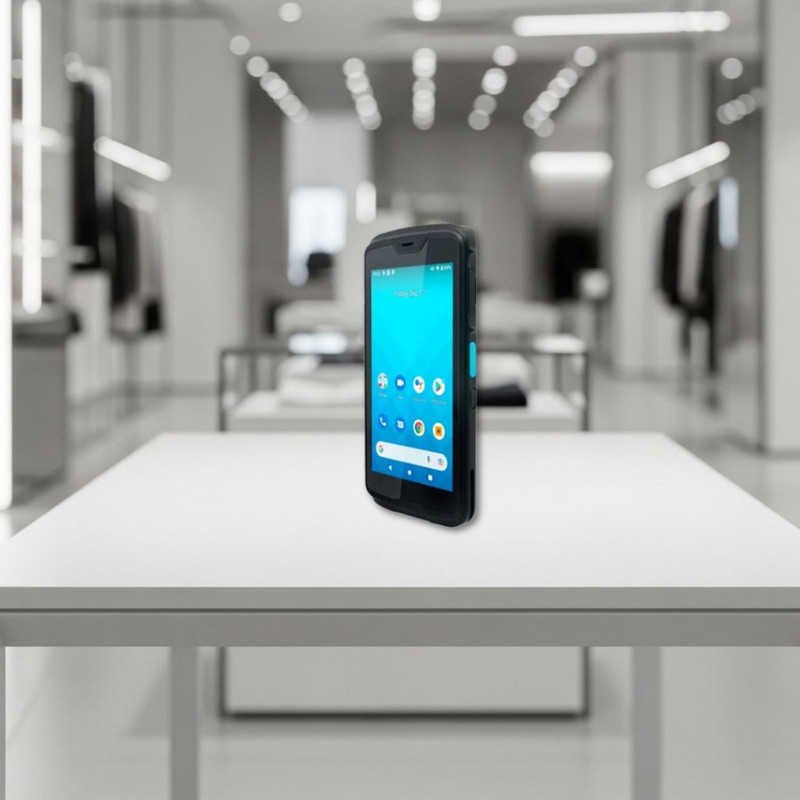 Coletor de dados Unitech EA520 com design de smartphone
