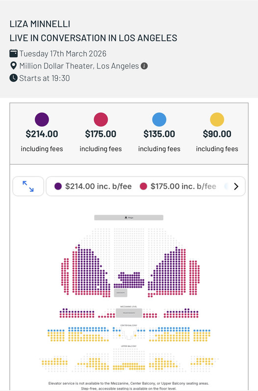 Liza memoir and promotion tour