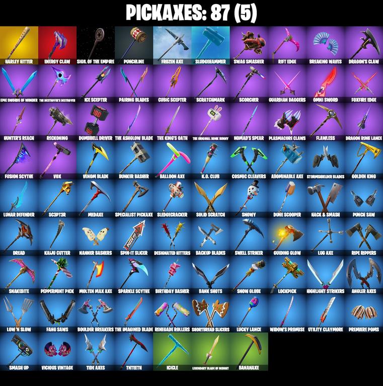 pickaxes comp