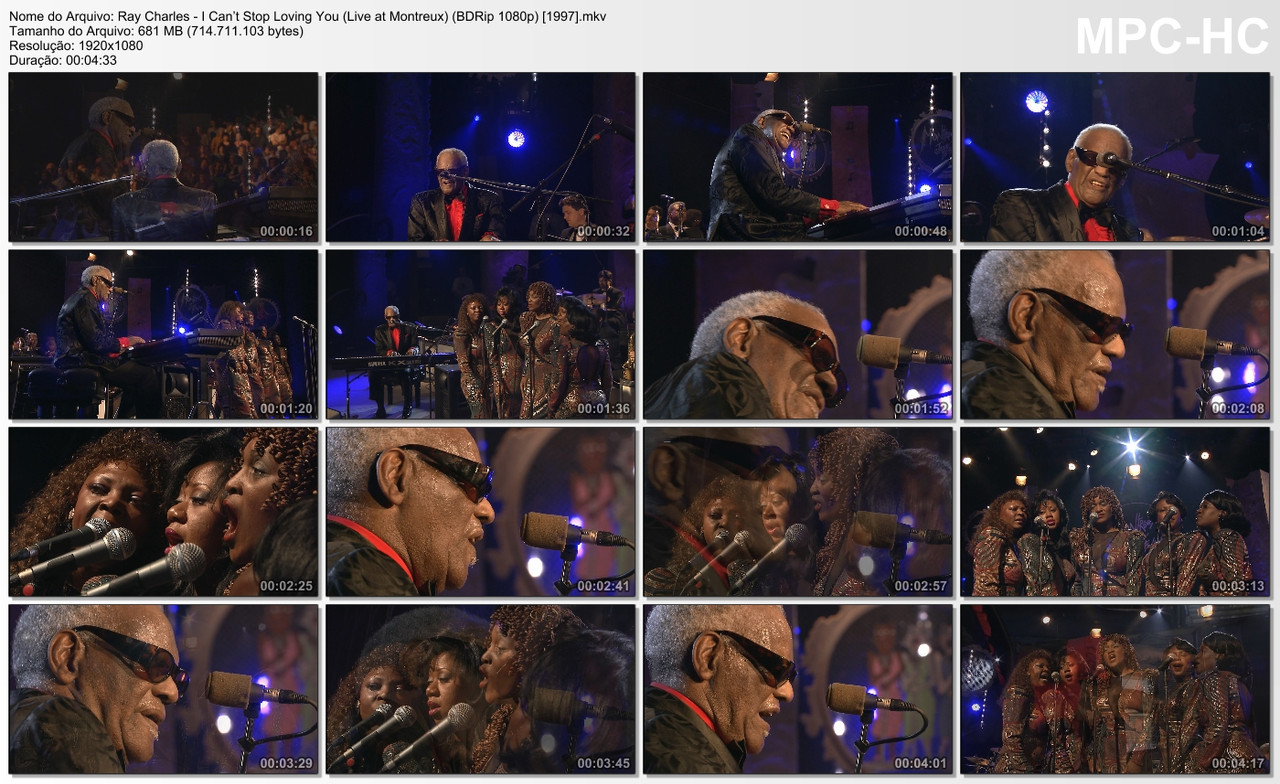 Ray Charles - I Can’t Stop Loving You (Live at Montreux) (BDRip 1080p) [1997]