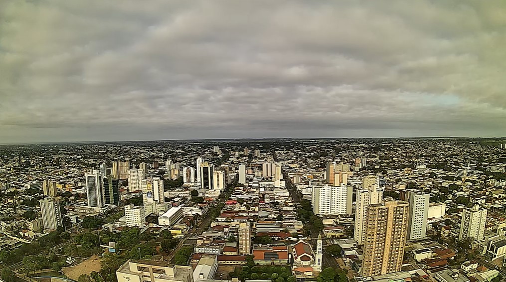 Campo Grande nesta manhã de segunda-feira