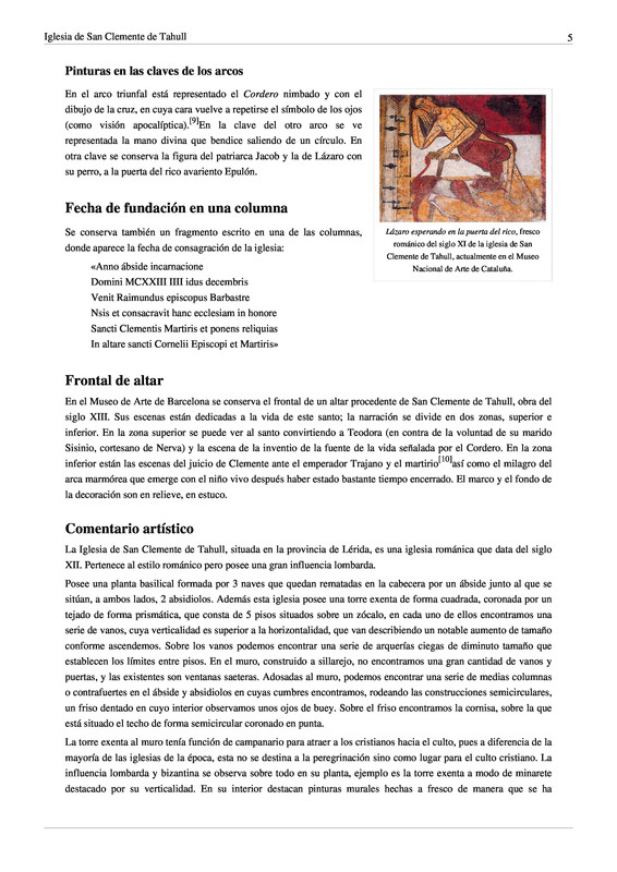 Page 5 - Iglesia de San Clemente de Tahull