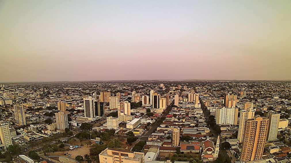 Campo Grande nesta manhã de quarta-feira