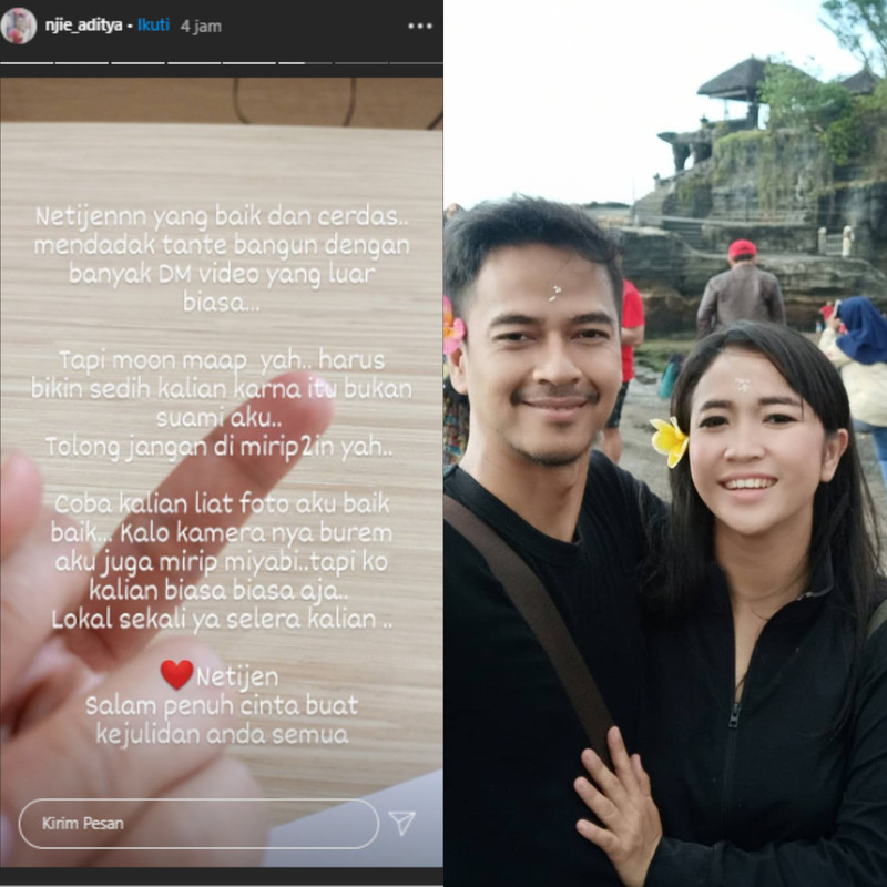 Njie Aditya buka suara