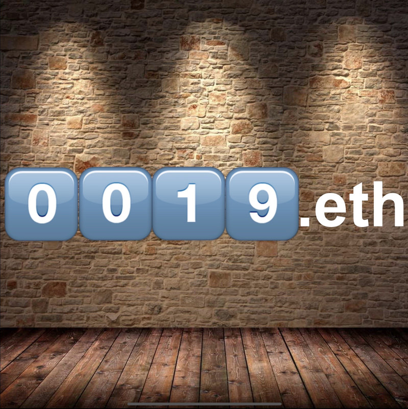 0⃣0⃣1⃣9⃣.eth Ethereum Name Service (ENS and .eth domain) PFP