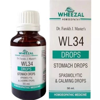 Wheezal WL-34 Stomach Drops (30ml)