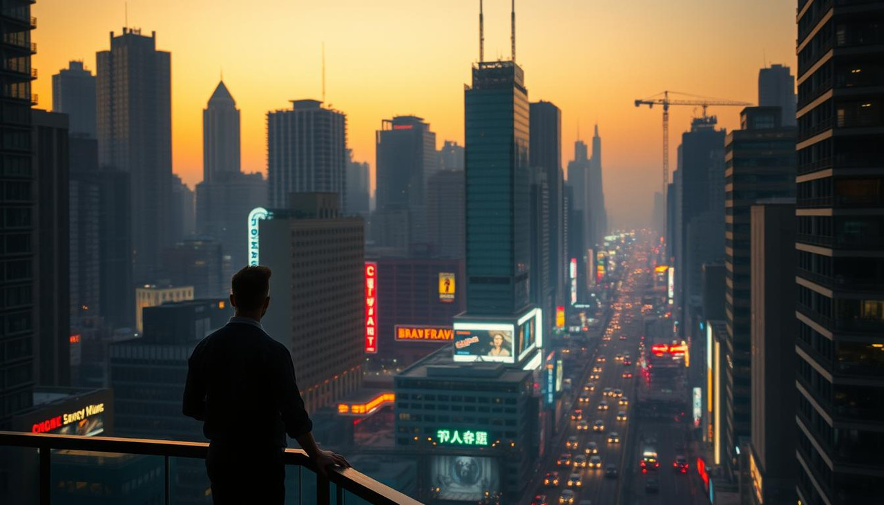 Современный город