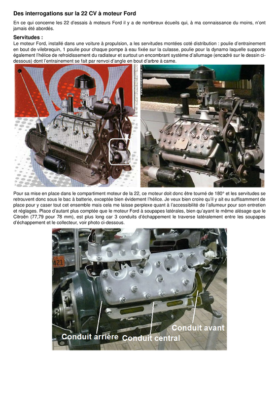 TA 138 1 Des interrogations sur la 22 CV à moteur Ford — Postimages