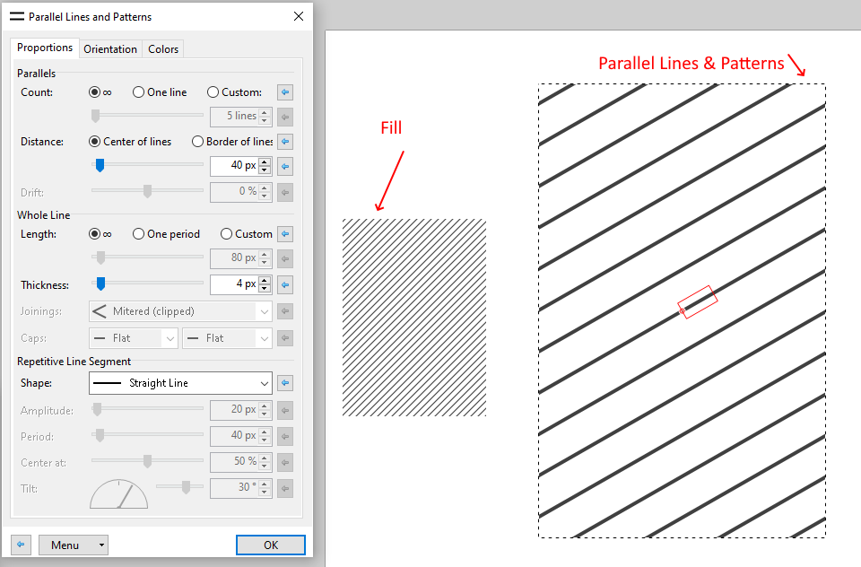 How can I do hatching of a shape in Paint.net. - Paint.NET Discussion ...