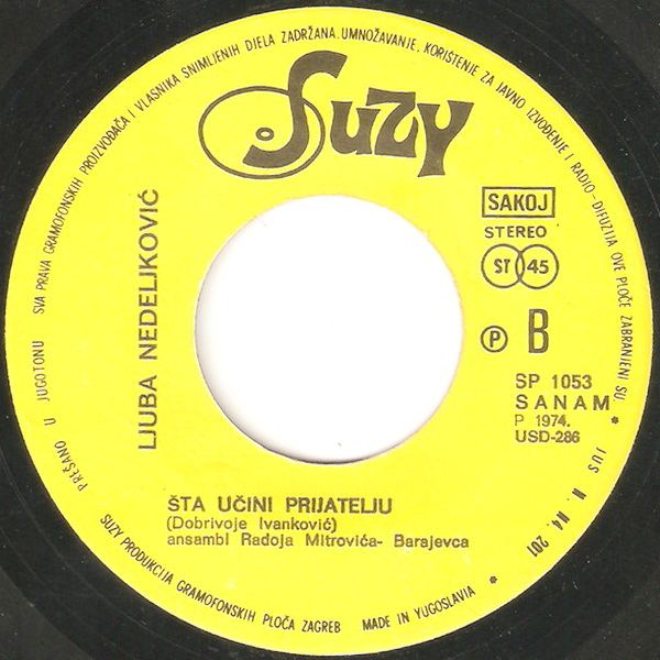 Ljuba Nedeljkovic 1974 sB