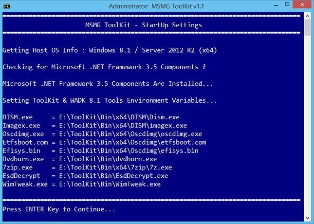 MSMG ToolKit 13.5