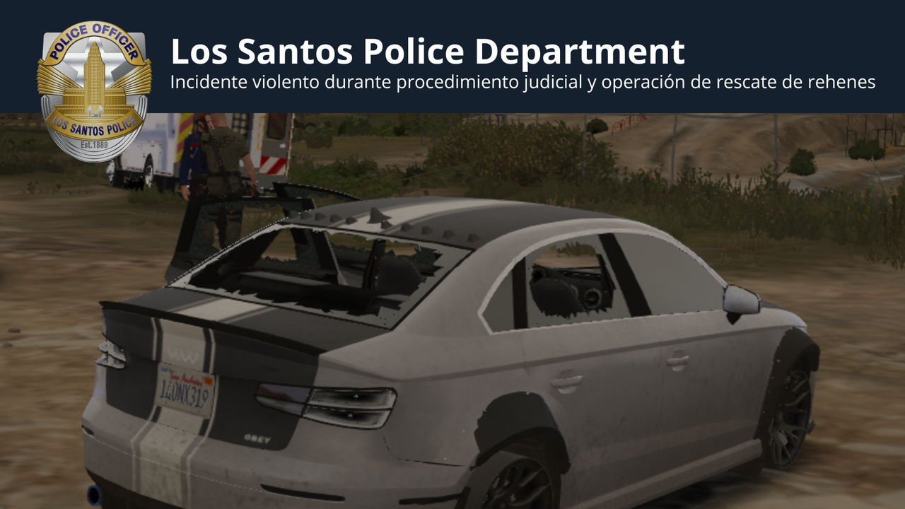 Incidente violento durante procedimiento judicial y operación de rescate de rehenes