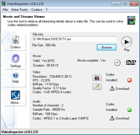 VideoInspector 2.15.5.149