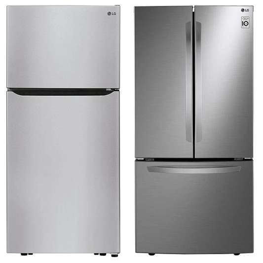 Walmart y Aurrera: Refrigerador LG Inverter Top Mount 24 pies ($11,432) - LG Inverter French Door 25 pies ($13,832) - PayPal + HSBC 