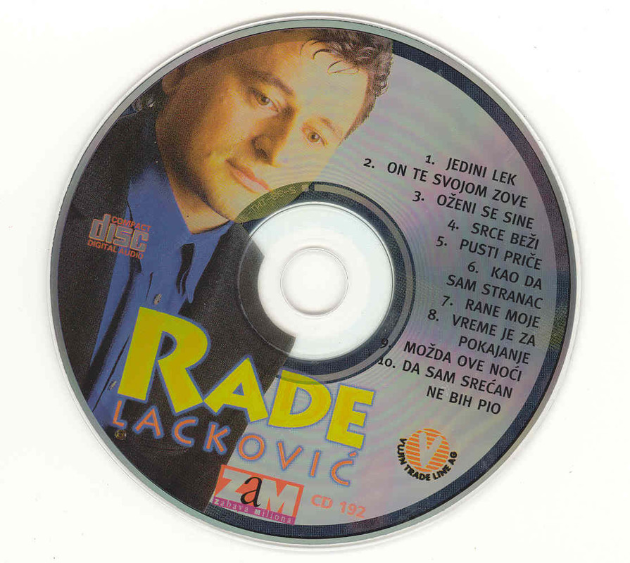 Rade Lackovic 1998 - Jedini Lek CE-DE