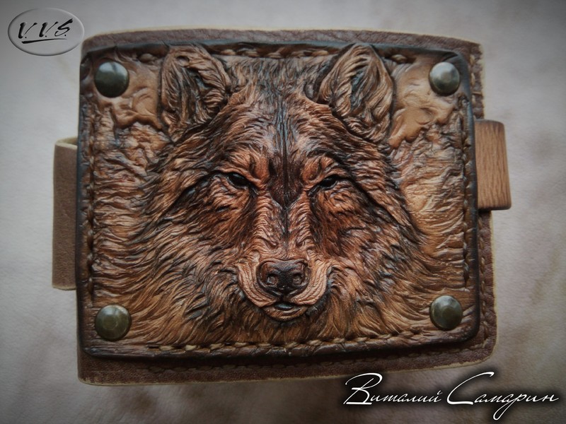 кошелек волк разноцветный2