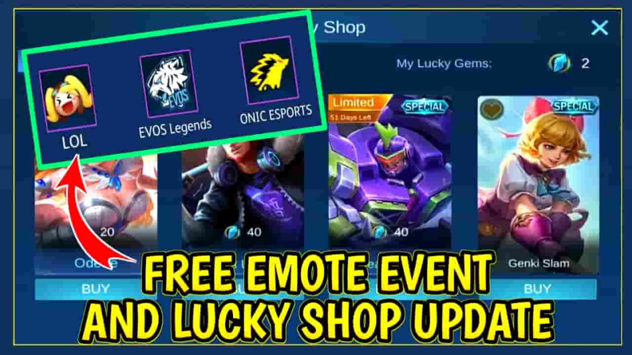 mobile legend free emote,how to get free emote in mobile legends,mobile legend upcoming events