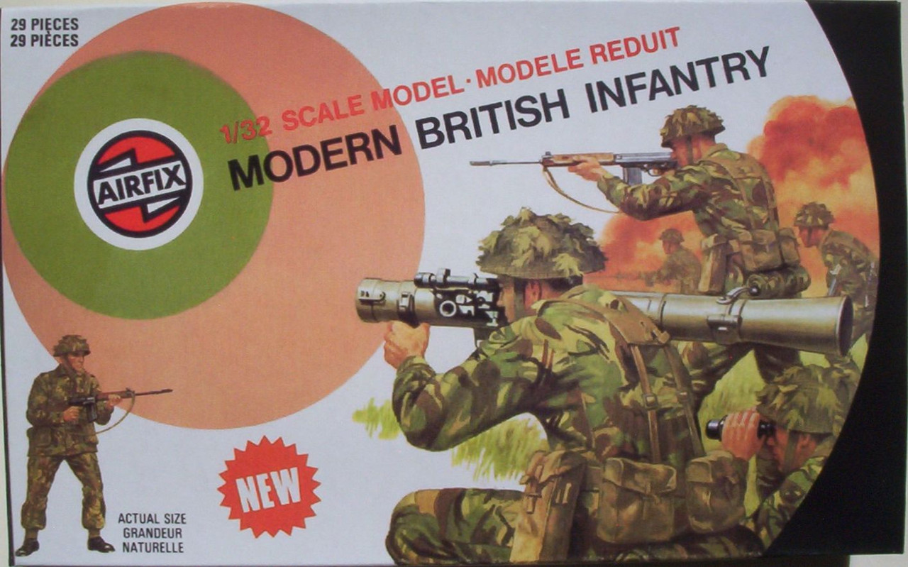 Airfix 32 Modern British Infantry