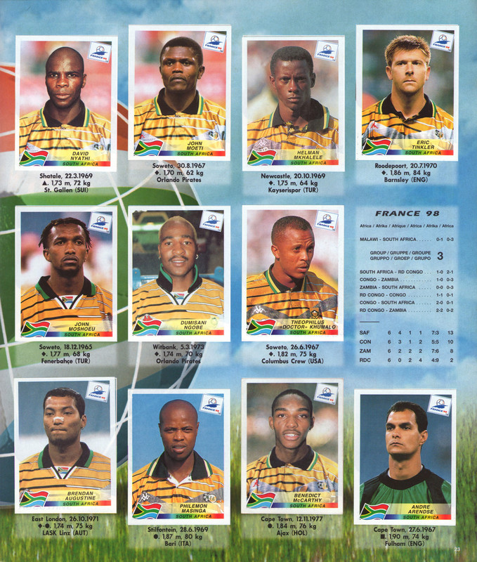 FIFA World Cup 1998 France (Panini) 25