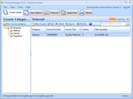 Training Manager 2019 Enterprise 3.2.1005.0