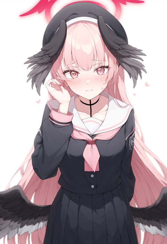 depth of field, 1girl, [[[[koharu (blue archive)]]]], {{{{aged up}}}}, {{long ha s-1513203482