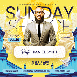 Church Conference Flyer - PSD - 4