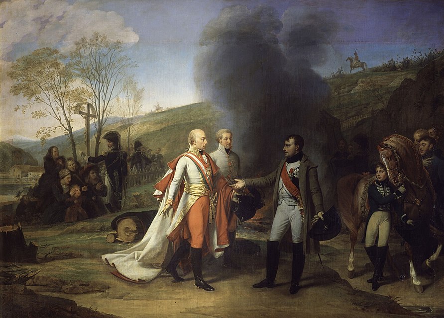 ¡Chapu© 2! 15 Kreuzer 1807 A. Francisco II. Imperio Austríaco. 892px-Gros-Entrevue-1812