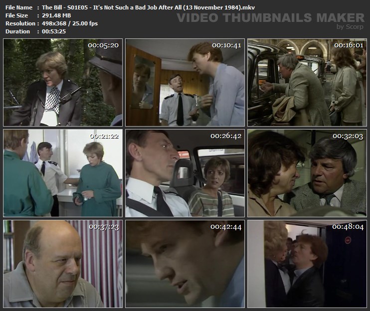 The Bill - S01E05 - It's Not Such a Bad Job After All (13 November 1984).mkv