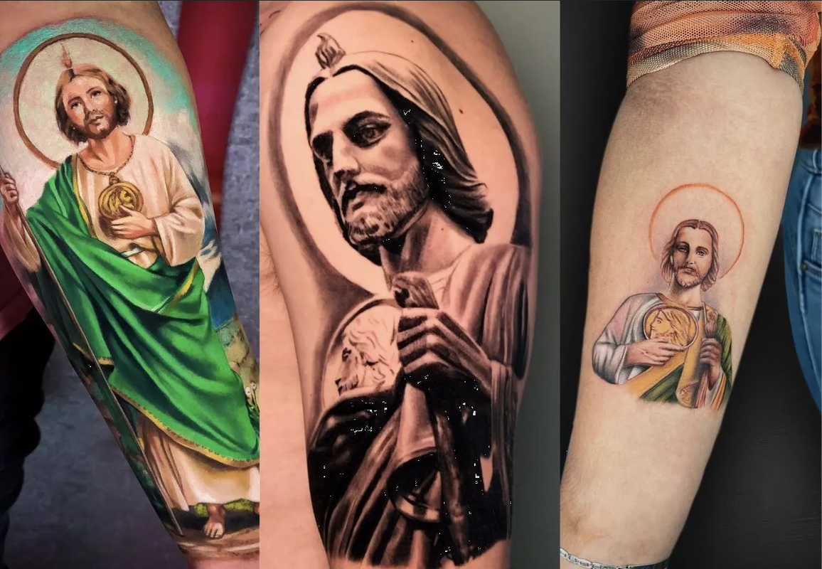 Diseños e Ideas para Tatuarse: Explorando la Devoción a San Judas Tadeo