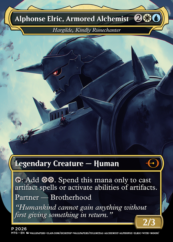Hargilde Kindly Runechanter (Alphonse Elric Armored Alchemist)