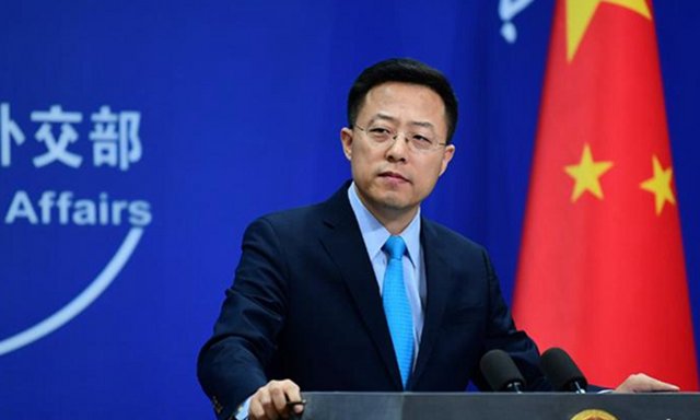 Portavoz chino Zhao Lijian Zhao Lijian