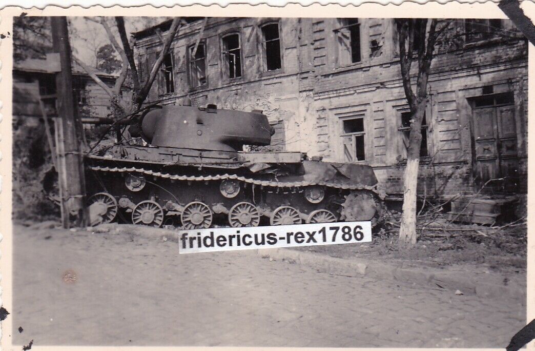 Foto WH Panzer Tank aus Russland nach Kämpfer aufgegeben Combat Ostfront
