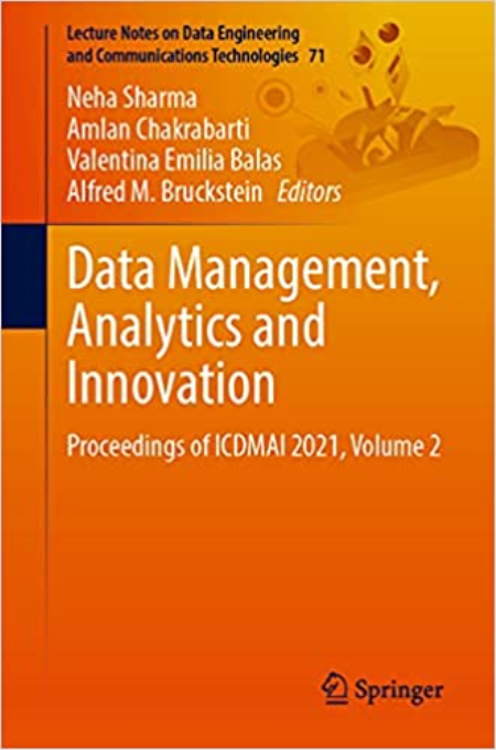 Data Management, Analytics and Innovation: Proceedings of ICDMAI 2021, Volume 2