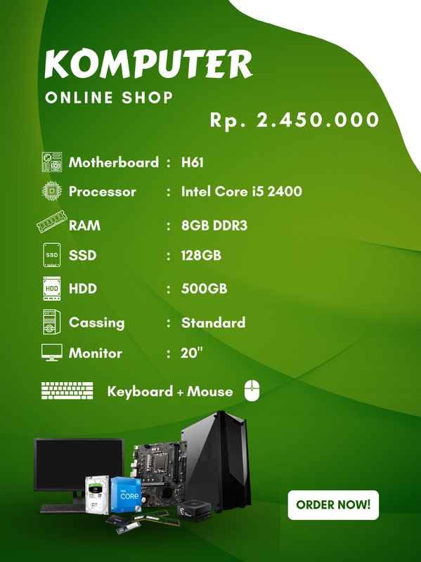 Komputer All Shop / Online Shop Intel Core i5 2400 Komputer All Shop / Online Shop Intel Core i5 2400