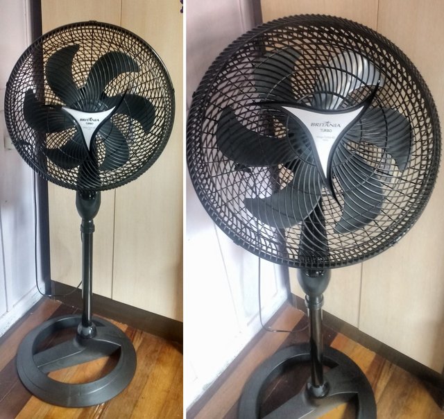 Ventilador Coluna, Mega turbo 40, Preto, 220V, Britânia